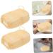 FOMIYES 2pcs Bath Brush and Scrubber Set - Natural Sisal Sponges for Body Exfoliation - Buy Online on GoSupps.com