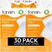 FOMIN Acidified Travel Deodorant Wipes For Women & Men - 30 Count - Citrus Harmony - pH Balanced Mini Deodorant Travel Size Wipes - Plastic-Free Individually Wrapped Underarm Body Wipes Citrus Harmony 15 Count (Pack of 2)