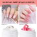 KYDA 2 Colors Nail Extension Solid Builder Gel Solid Non-stick Extension Gel for Nails Hard Builder Gel for Nail Art Design Premium Color Extend Gel for Beginners Nails(Clear and Dark Pink) - Buy Online on GoSupps.com