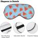 Watermelon Eye Mask - Adjustable Soft Sleeping Mask for Comfortable Night Sleep | Summer Fresh Fruit Blindfold - Buy Online on GoSupps.com