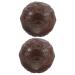ToddMomy 1 pair of baoding balls Handballs Kegelball decompression toy baoding fitness ball Hand exercise balls Meditation balls Medicine balls wrist training ball wood older small ball massage