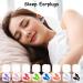 Buy Noise Cancelling Earplugs for Sleeping - 8 Pairs Reusable Silicone Waterproof Soft Ear Protection for Swimming Snoring & Noisy Environments - Buy Online on GoSupps.com
