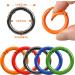 Metal Spring O Rings Round Carabiner Keyring  Snap Clip Trigger Spring Keyrings Buckle  DIY Accessories Spring Ring for Keychains  Bag  Purse  Handbag Mixed Color 33mm - Buy Online on GoSupps.com
