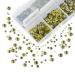 AD Beads 4300 Flat Back Nail Art Rhinestones in 6 Sizes with Storage Box & Picking Pen - Olivine Rhinestones for DIY Crafts - Buy Online on GoSupps.com