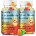 Calcium Citrate Gummies Calcium 1200mg with Vitamin D3 B6 B12 Magnesium Zinc Calcium Supplements for Women and Men Support Bone & Muscle Health 120 Chews Mixed Fruit