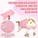 Slowton Post-Op Dog Suit - Soft Breathable Leak Protection Anti-Lick Zippered E-Collar Alternative - XL Pink for Male Dog After Castration - Buy Online on GoSupps.com