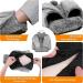 KNNUEY Foot Hater Heat Bottle - Plush Foot Warmer for Men & Women | Easy to Use 20x32 cm - Multi-Colored - Buy Online on GoSupps.com
