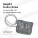 Vive Precision Small Blood Pressure Cuff Replacement - Fits 15-24cm Upper Arms - Adult & Senior Sizes - For Automatic Monitors (1 Pack) - Buy Online on GoSupps.com