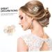 DOITOOL manual bride headdress Metal wild crystal bride plastic hair comb Miss the flowers Hair up girl headpieces for Hairpin alloy hair accessories hair accessories for women - Buy Online on GoSupps.com