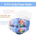 Kids Breathable Face Mask - Cute Designer Girls Facemask for Ages 2-4, 8-10 Years - 3 Ply Funny Fabric, Comfortable School Mask - Pink - Buy Online on GoSupps.com