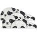 Small Funny Panda Hair Towel 2 Pack | Super Absorbent Quick Dry Hair Turbans for Women & Girls - Buy Online on GoSupps.com