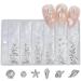 FEIlei 3D Nail Charms Heart Nail Art Studs Nail Jewelry for DIY Crafts Nail Art Decor - Buy Online on GoSupps.com