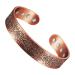 Magnetic therapy arthritis bracelet made of pure copper for men effectively relieves arthritis and carpal tunnel pain.Magnetic field therapy has a slight influence on lymphatic drainage (f)