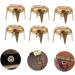COHEALI 150 Pcs Four Claw Drill Nail Brass Fittings Leather Studs -jaw Iv Diy Cloth Material Degreasing Shoe Goldenx3pcs 0.6X0.6CMx3pcs - Buy Online on GoSupps.com