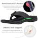 Everhealth Men's Arch Support Flip Flops - Orthotic Sandals for Comfortable Walking - Black, Size 9 - Buy Online on GoSupps.com
