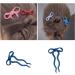 WDNIGLP Cute Hair Clip Hair Accessory Fashionable Hair Pin with Bowknot Shape Elegant Hairpin Accessory for Gatherings Blue - Buy Online on GoSupps.com