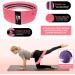 Resistance Band Set for Legs and Glutes - Includes Workout Booklet - Non-Slip Booty Bands for Women & Men - Set of 3 (Black/Pink/Grey) - Buy Online on GoSupps.com