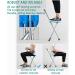 Walking Sticks Seat Collapsible Aluminum Alloy Portable Seat Crutches Suitable for The Elderly to Rest and Travel Can Bear 300 Pounds (Blue) Elegant - Buy Online on GoSupps.com