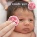 Baby Powder Puff | Ribbon Bow Powder Puff | Ultra Soft Baby Powder Puff with Ribbon Bow | Gentle Body Powder Applicator for Baby Kids and Adults | Makeup Tool for Home and Travel Pink - Buy Online on GoSupps.com