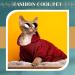 Retro Dog Sunglasses | Classic Round Pet Glasses for Cats and Dogs | Costume Accessories in Black - Buy Online on GoSupps.com