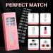AILLSA Short Coffin Nail Tips - 360pcs Press On Matte Gel Full Cover False Nails with Gift Box - DIY Nail Extensions Kit (EX Short Coffin) - Buy Online on GoSupps.com