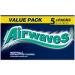 Airwaves Chewing Gum Menthol & Eucalyptus 5 x 10 Pieces