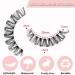Heracks 14 Pairs D Curl Russian Cat-Eye Lashes | 10-20 MM Fox Eyelashes | Wispy False Eyelashes with Clear Band - Buy Online on GoSupps.com