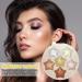 Cheek Highlighter - Waterproof Long-lasting Glitter Highlighter Contouring Highlighting Powder for Shopping Dating Traveling Home Working Gathering Xiaguang 01 - Buy Online on GoSupps.com