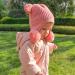 KAKU NANU Toddler Winter Hat | Double Pom Pom Earflap Beanie with Fleece Lining | Suitable for Baby Boys and Girls | 2-4 Years | Pink - Buy Online on GoSupps.com