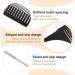 Opopark 3-Piece Highlighting Comb Set | Rat Tail Teasing Combs for Hair Styling | Professional Men and Women | Black - Buy Online on GoSupps.com