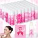 Siifert 20 Pcs Breast Cancer Awareness Lip Balms Bulk Small Pink Ribbon Thank You Gifts Set Breast Cancer Awareness Bulk Items Natural Moisturizing Lip Care Product Survivor Gifts For Women
