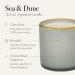 LAFCO New York Sea & Dune Candle 15.5 oz | 90-Hour Burn Time | Reusable Hand Blown Glass | Made in USA - Shop Internationally - Buy Online on GoSupps.com