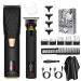 Hair Clippers for Men Men's Electric Head Shavers and T-Blade Beard Trimmer Kit Professional Cordless Barber Clippers with LED Display for Hair Cutting Men's Grooming Kits for Barbers and Home