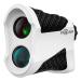 Laser Golf Rangefinder with Slope, Golf Range Finder, Flagpole Lock Yardage Devices with Vibration, High-Precision 6X 650 Disc for Golfing, Hunting, Target Shooting, Focus, White Golf Rangefinder