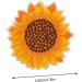 Operitacx 30 pcs Cloth Durable Sunflower Delicate Elegant Unique Embroidery Clothes Practical Creative Flower Yellowx3pcs 6X6cmx3pcs - Buy Online on GoSupps.com