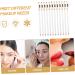 Hemoton 12pcs Eyebrow Pencil Sharpener Brow Pencil for Makeup Wood Brow Pencil Eyeliner Pencil Wooden White - Buy Online on GoSupps.com