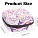 MUOOUM Women's Portable Menstrual Cup Bag - Cow Red Gold Pattern Storage Bag with Zipper for Teens & Women - Buy Online on GoSupps.com