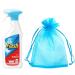 Flash with Bleach Multi-Purpose Cleaner Trigger Spray 3 in 1 Formula Removes up to 100% of Tough Stains 450ml Fresh Scent Hygiene + Our Gift for You: Organza Bag 9 x 7 x 0.1cm