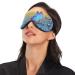 Haskirky Light Blocking Eye Mask - Adjustable Unisex Travel Accessory for Deep Sleep and Meditation - Breathable Comfort in Bright Blue - Buy Online on GoSupps.com