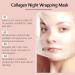 C-ollagen Night Wrapping M-ask C-ollagen Wrapping Peel Off Facial M-ask Hydrating Face Care Covers Nourishing Moisturizing Skinning Facial Sheets for Dehydrated Dull Tired Skin - Buy Online on GoSupps.com