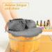 Beavorty Foot Soak Bucket Insulation Covers for Foot Basin in Diameter 38-42cm Foot Tub Covers Foot Bucket Protector Dual Bucket Cotton Foot Basin Covers - Buy Online on GoSupps.com