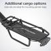 Schwinn Rear Bike Cargo Rack - Durable, 26 lb Capacity, Fits Most Adult Bikes 24-29-Inch Wheels - Center, Side, or No Mounting Points - Bicycle Accessories - Buy Online on GoSupps.com