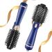 Unipampa One-Step Warm air brush 4 in 1 foehn brush hair dryer & volume brush curling brush hot air brush styling brushes 1200 watts 3 temperatures & 2 wind strengths drying smoothing volume blue
