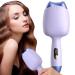 Generic Waver Curling Iron | 2 Barrel IonicCrimper Beachy Wavy Hair Curler For Women - Rapid Heating And Anti-Scald TechnologyCute Cat's Paw Design Ionic Curling Wand For Women Temp Adjustment Purple US