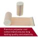 Dealmed 4 Elastic Bandage Wrap with Self-Closure - Pack of 10 | 5 Yards Stretched Compression Bandage Wrap for First Aid Kit and Medical Facilities - Buy Online on GoSupps.com