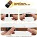 Wizvv Fitbit Luxe Slim Leather Band for Women - Black Elegant Replacement Bracelet - Buy Online on GoSupps.com