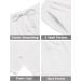 COOFANDY Men's 2 Piece Linen Shirts Set - Summer Beach Outfit, White, X-Large - Buy Online on GoSupps.com