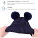 XIAOHAWANG Warm Kids Beanie Winter Knitted Baby Hat | Navy Pompom | 0-6 Months - Buy Online on GoSupps.com