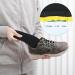 Elastic Shock Absorbing Shoe Insoles - Breathable Comfort Cushioning Inserts (12 Pairs, Men Women, Black Beige) - Buy Online on GoSupps.com
