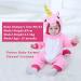 Doladola Baby Rompers | Animal Hooded Toddler Jumpsuit | 24-30 Months | Pink Unicorn - Buy Online on GoSupps.com